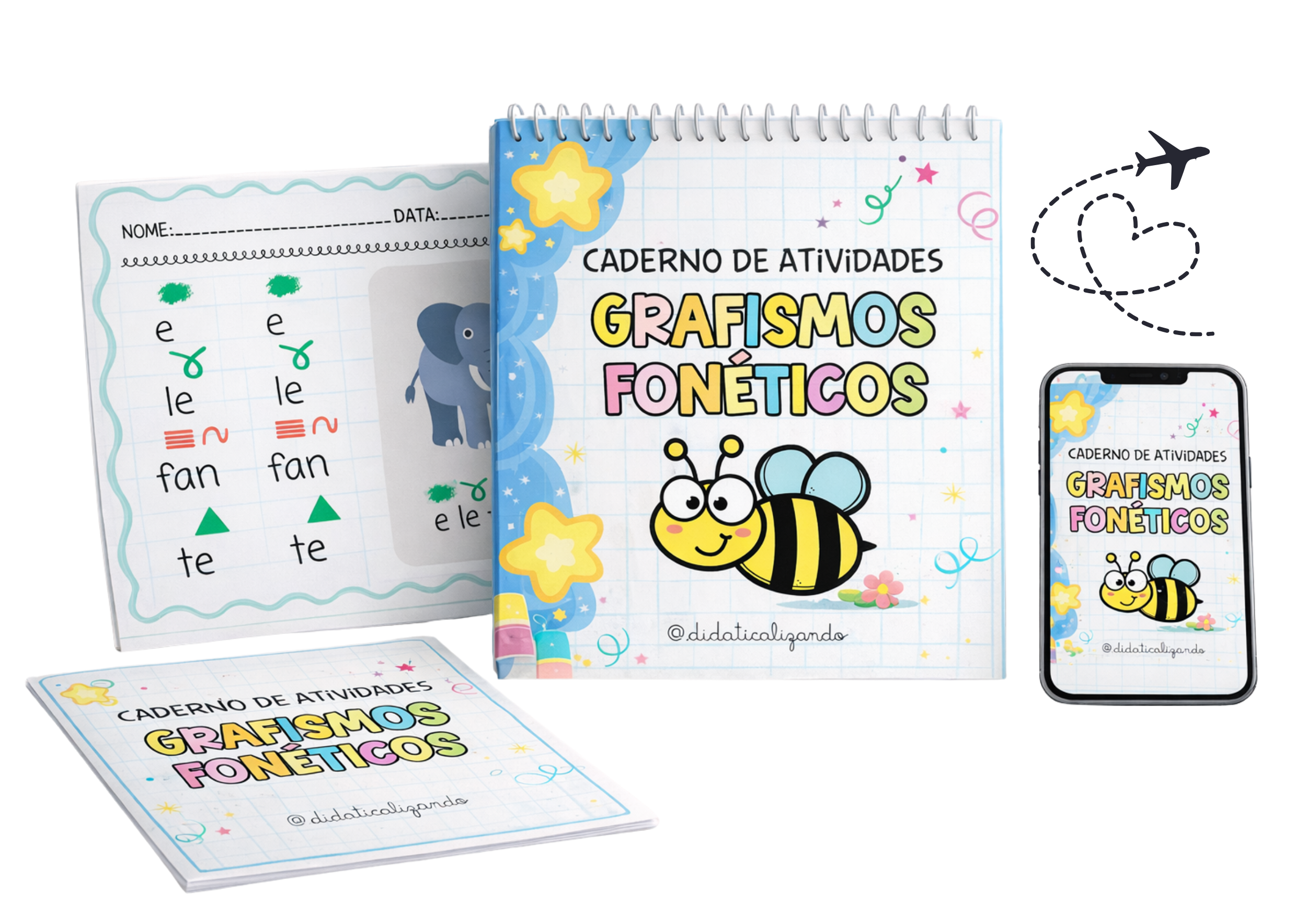 Kit Atividades Grafismo Fonético